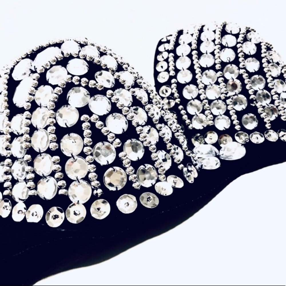 💎 Gorgeous Crystal Rhinestone Diamond Bra💎 - Picture 4 of 9